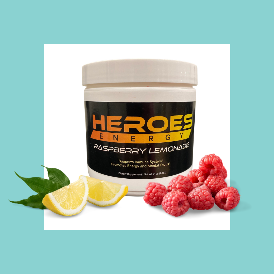 Heroes Energy Drink - Thirst Quenching Raspberry Lemonade